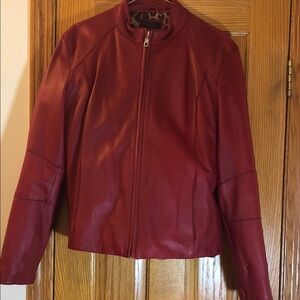 Wilsons Leather Women's Bold Red Jacket